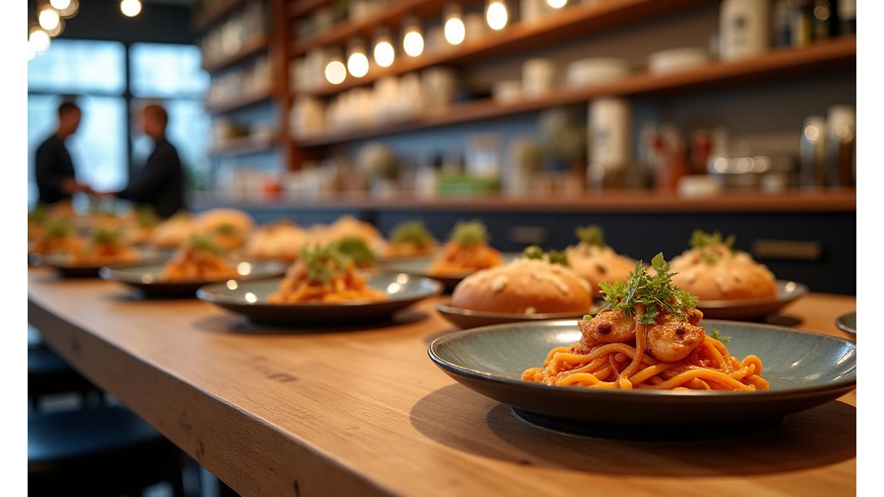 Delikate retter servert i Mathallen Oslo
