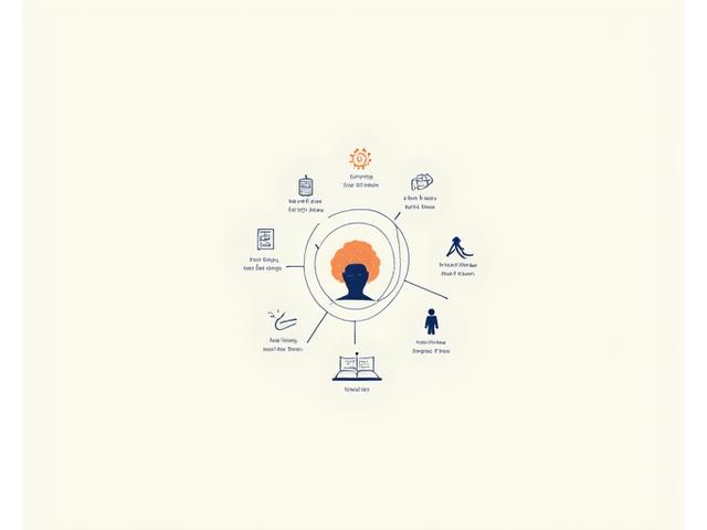 En infografikk som viser koblingen mellom mindfulness og kreativitet, med symboler for ro, fokus og flyt.
